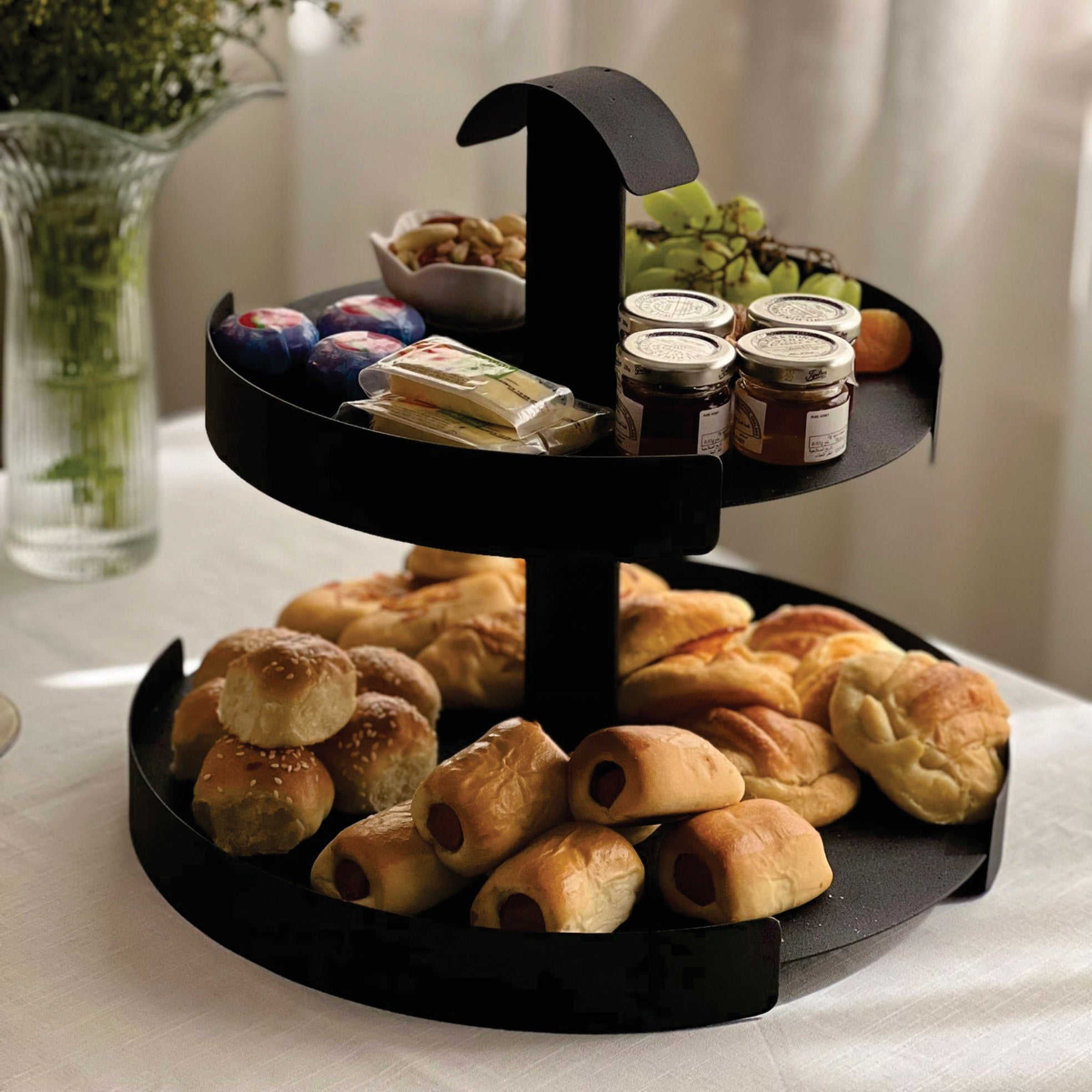 Soul Tiered Dessert Stand - Black