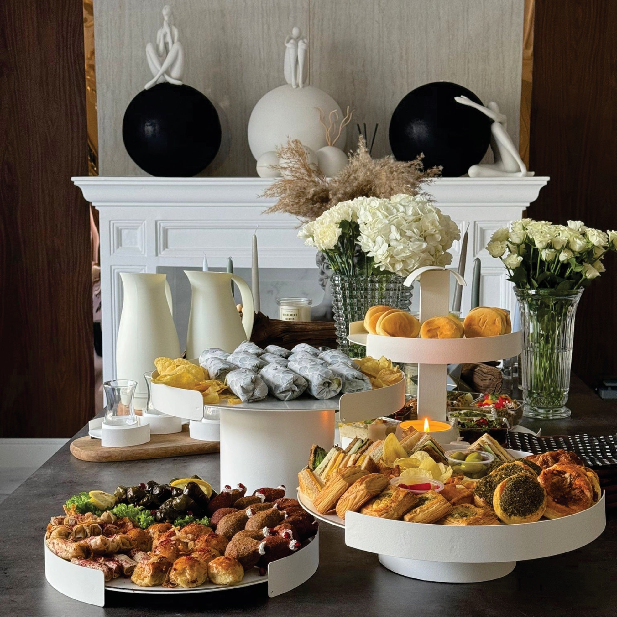 Soul Large Buffet Stand - White