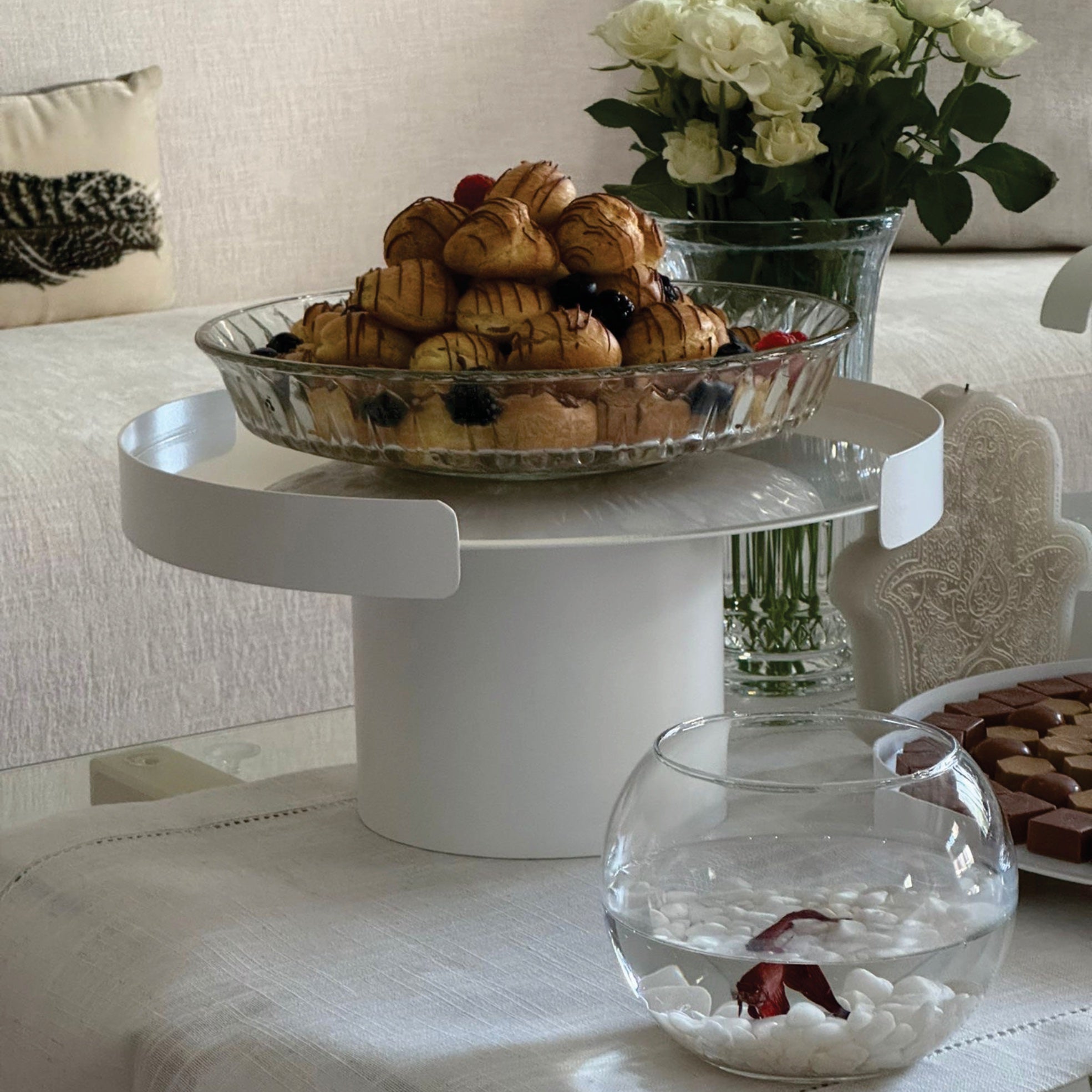 Soul Large Buffet Stand - White