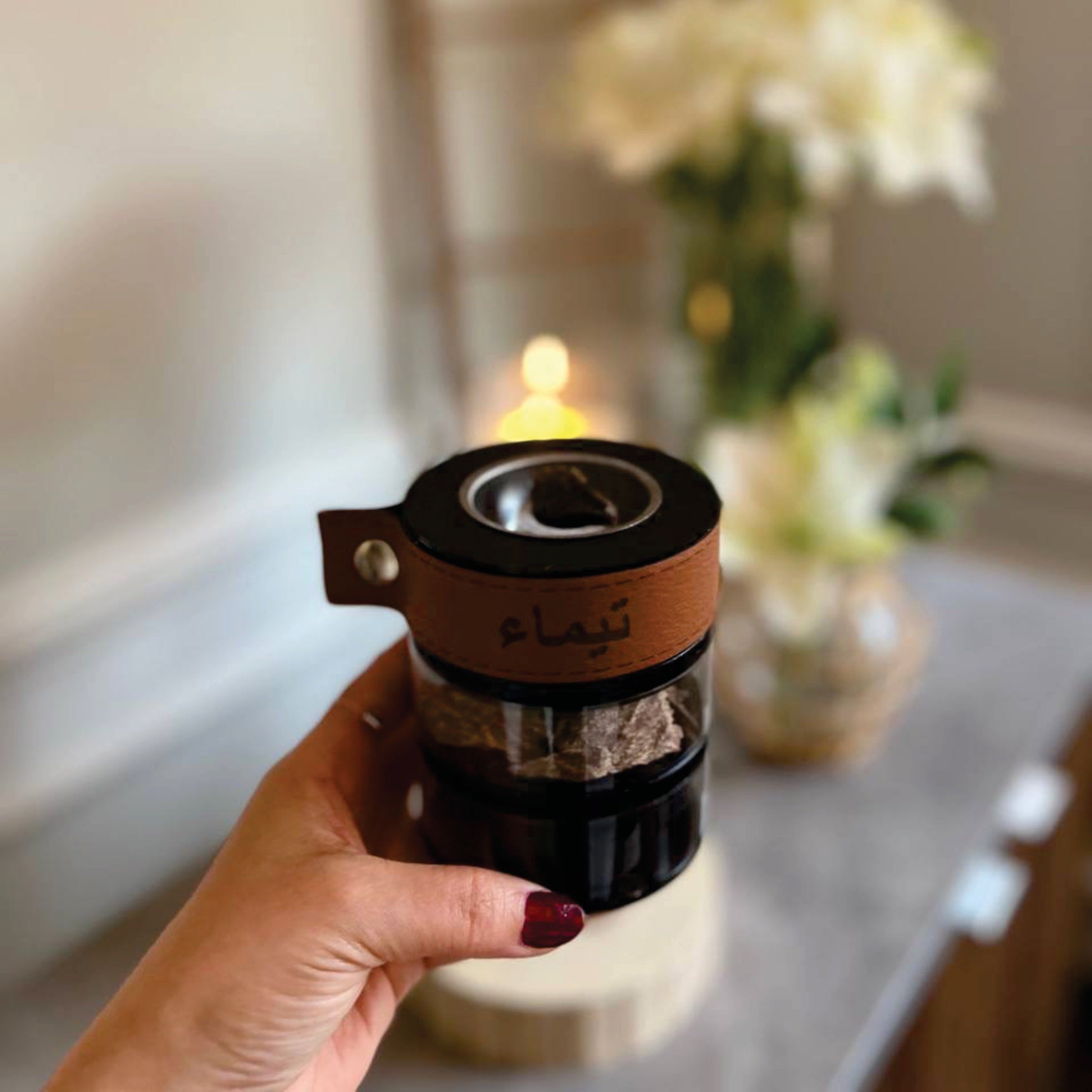 مبخر مايكرو للسفر - بني