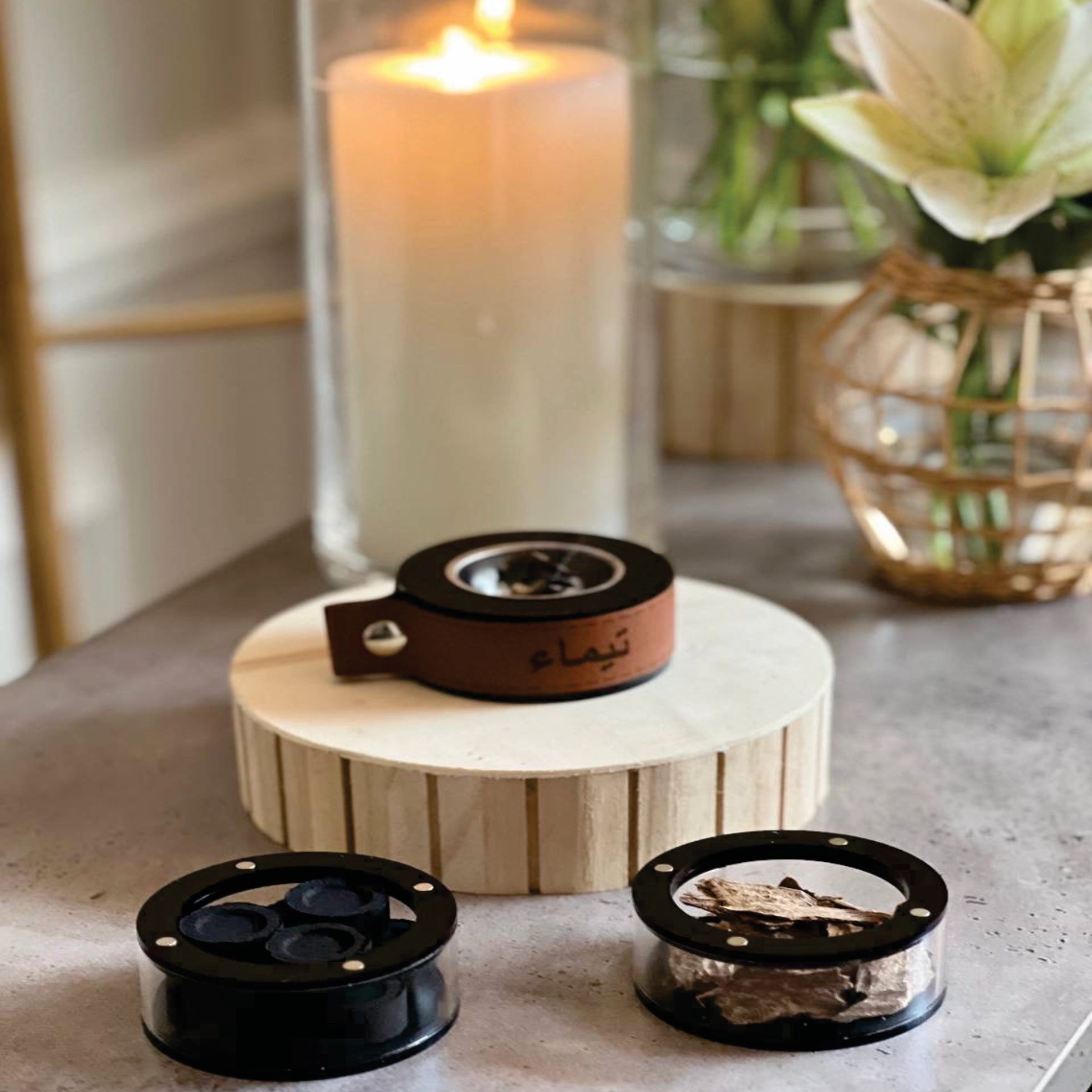 مبخر مايكرو للسفر - بني