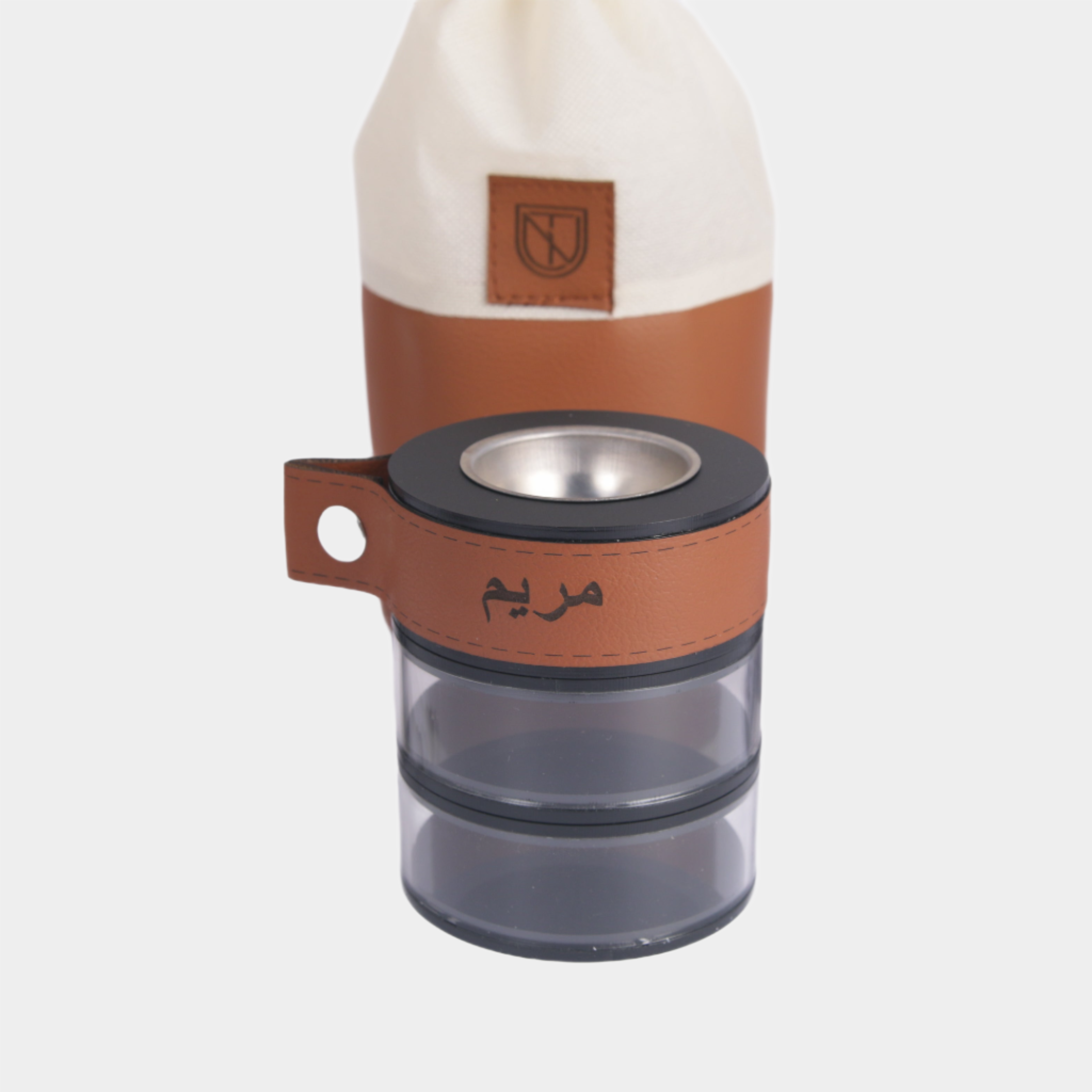 مبخر مايكرو للسفر - بني