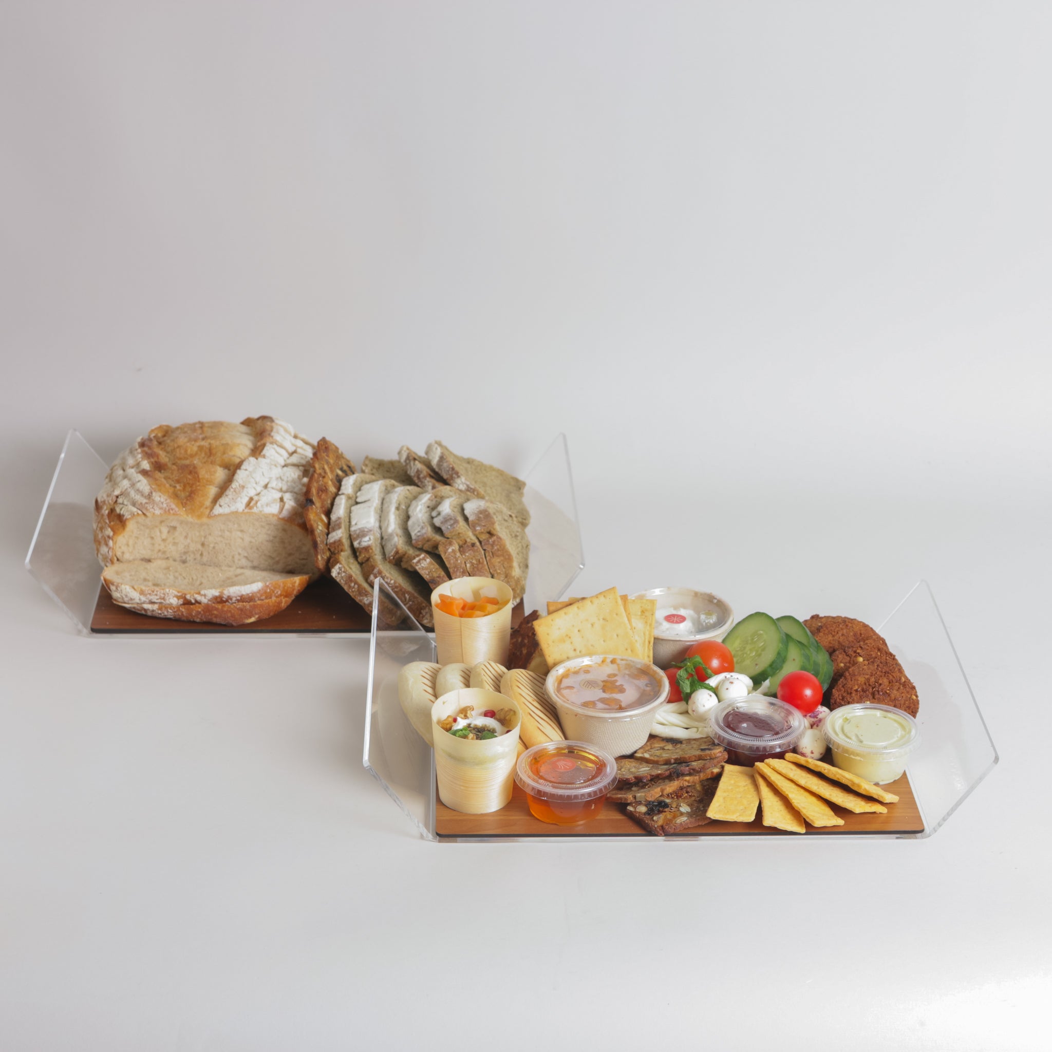 Breakfast Tray Set - Brown