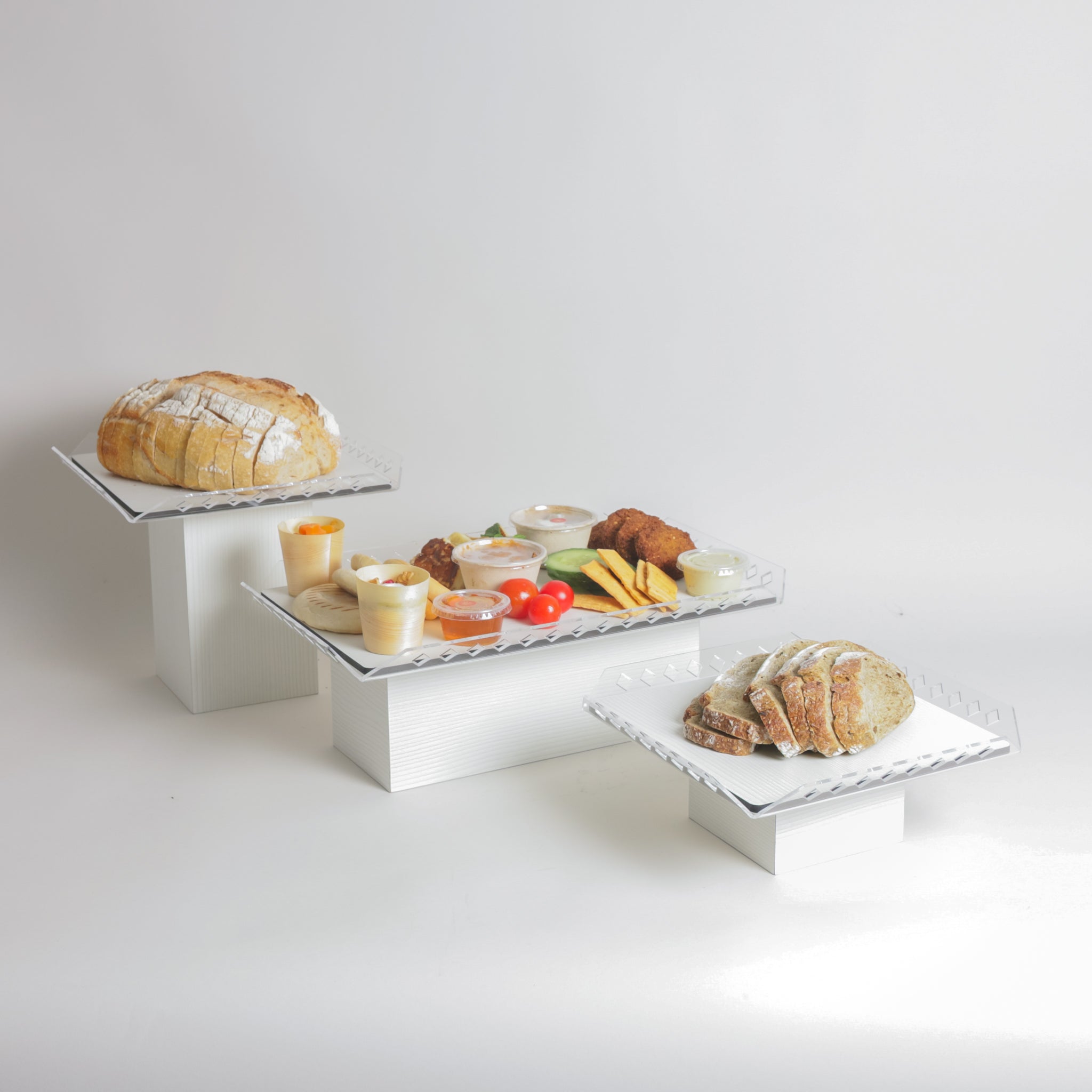 Buffet Stand Bundle - White