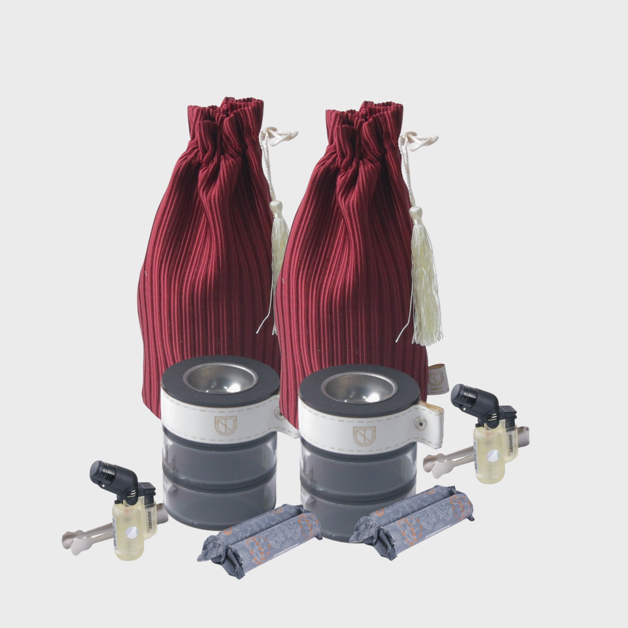 2PCS Micro Travel Kit - Maroon