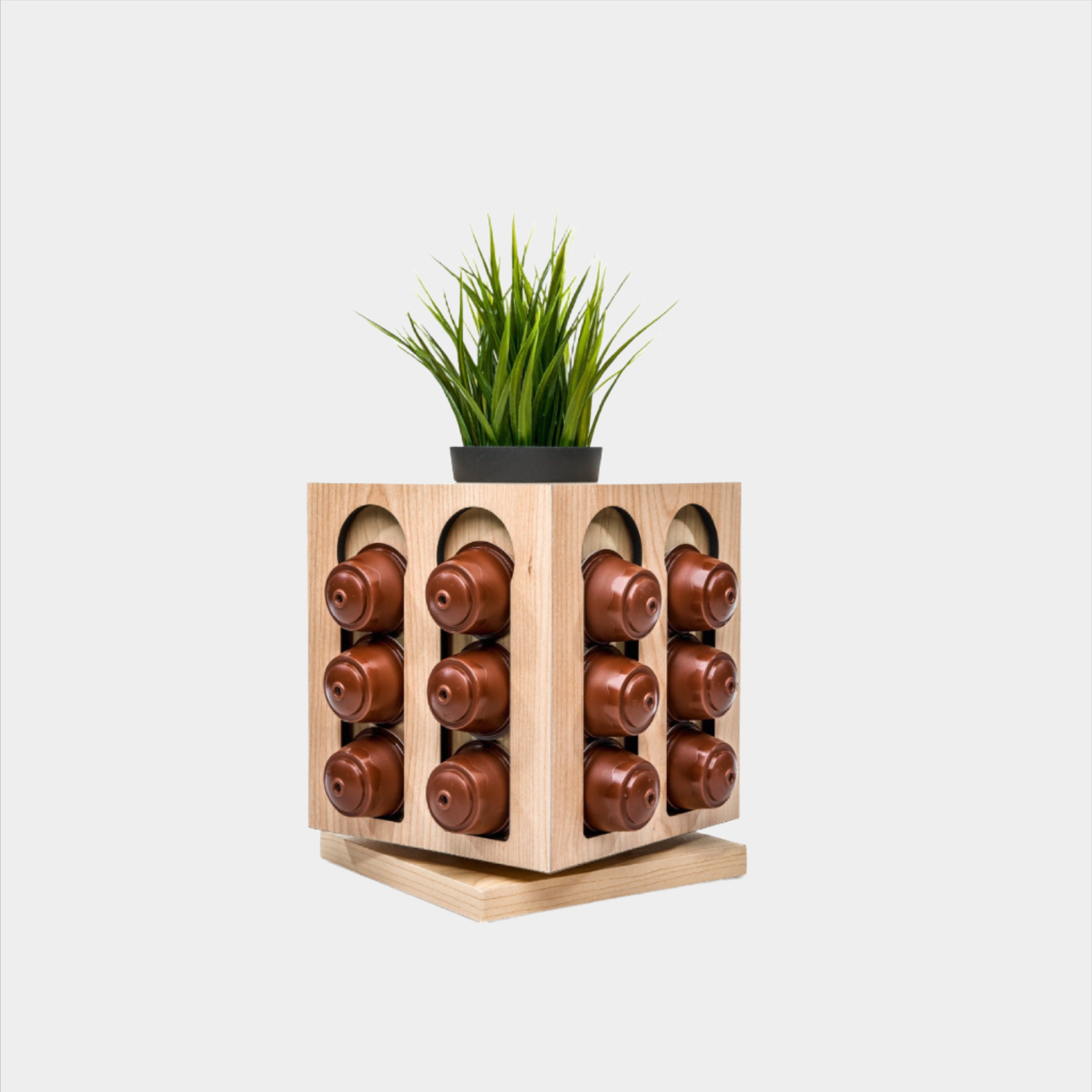 360 Coffee Capsule Planter - Beige