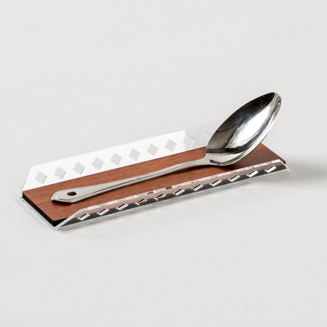 Serving-Spoon Rest - Brown