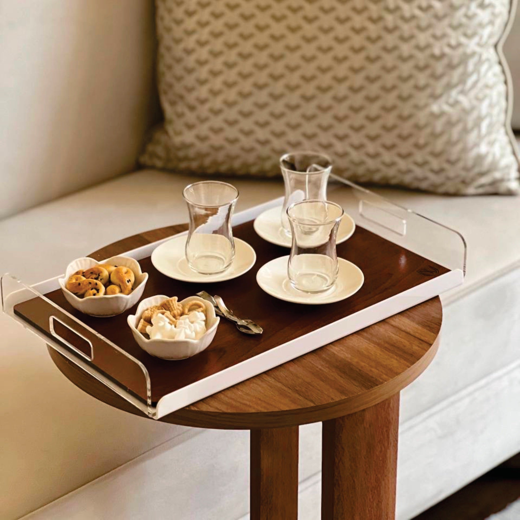 Rectangle Serving Tray - White