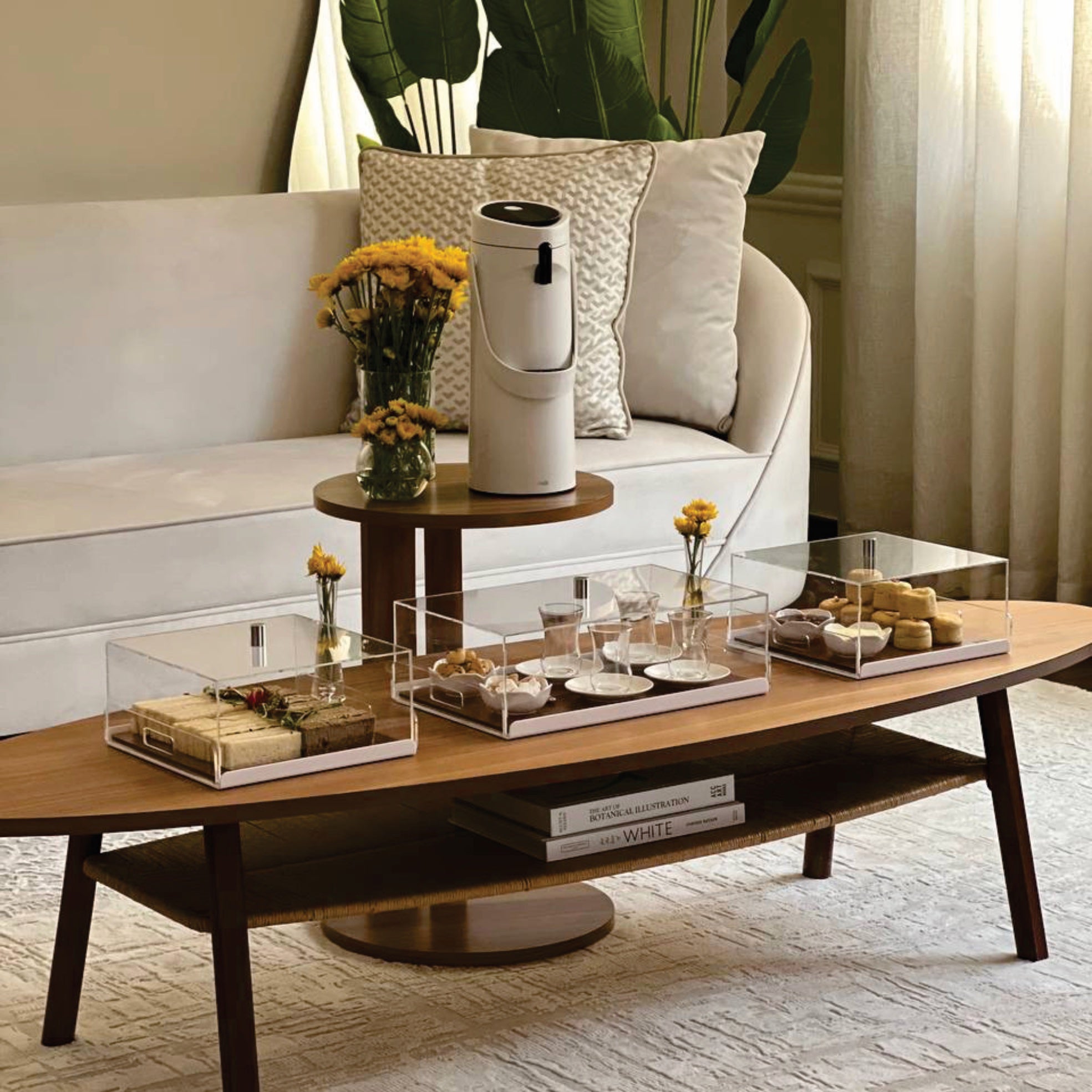 Rectangle Serving Tray - White