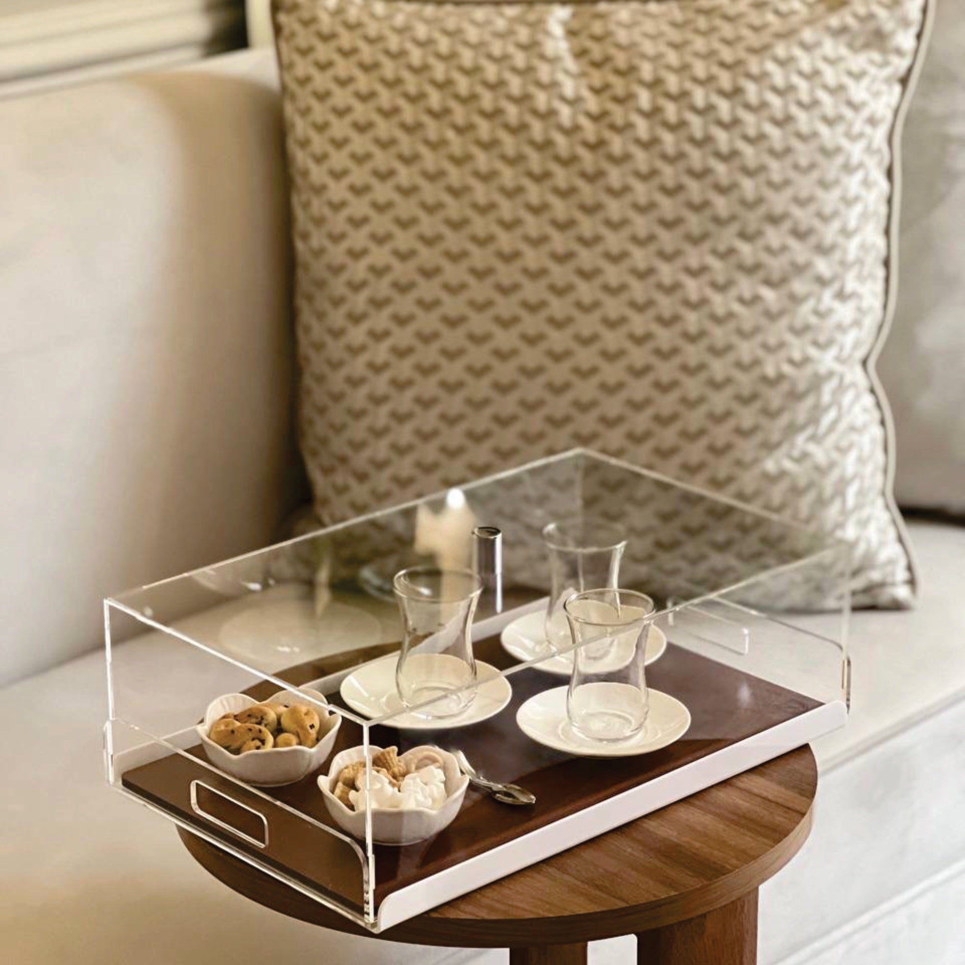Rectangle Serving Tray - White