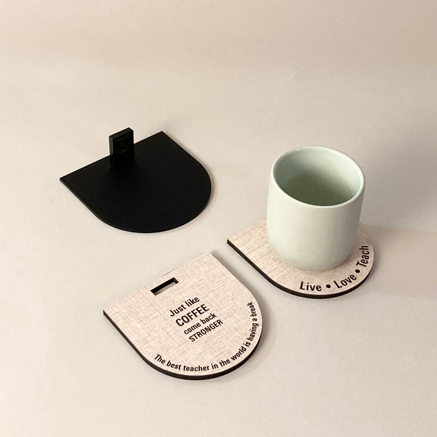 Coffee Coasters - English