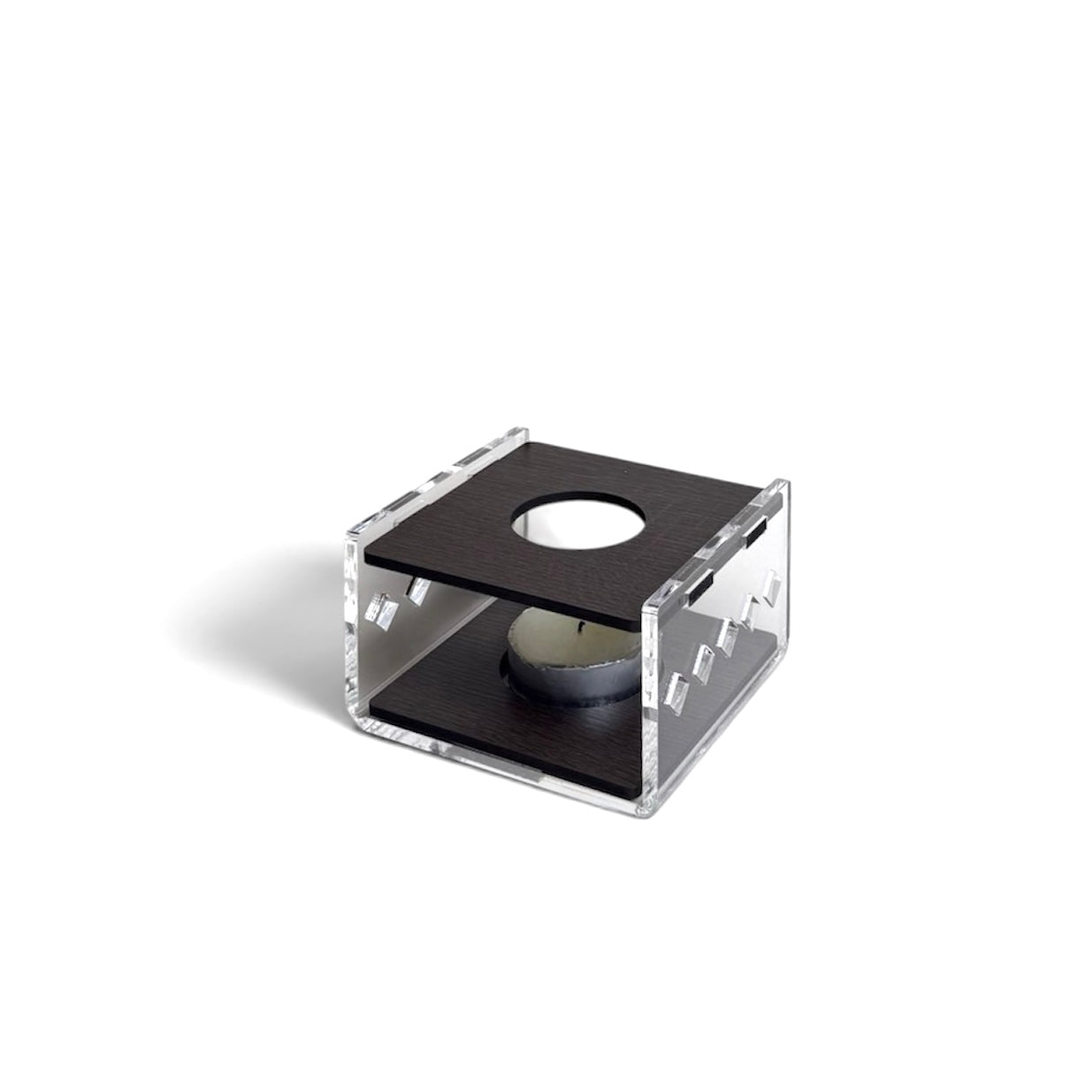 Candle Pot Warmer - Dark Brown