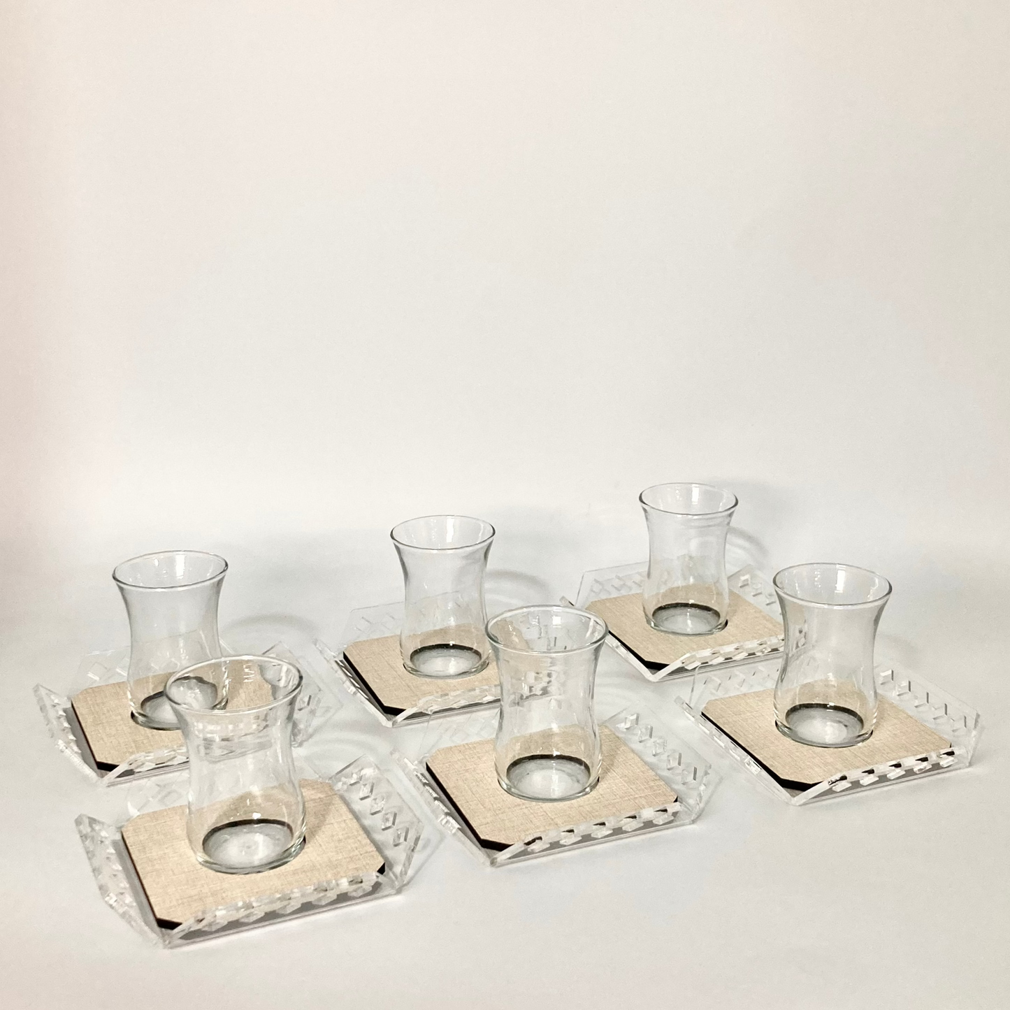 Tea Cups Set - Beige