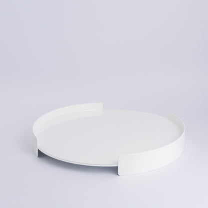 Soul Round Tray - White