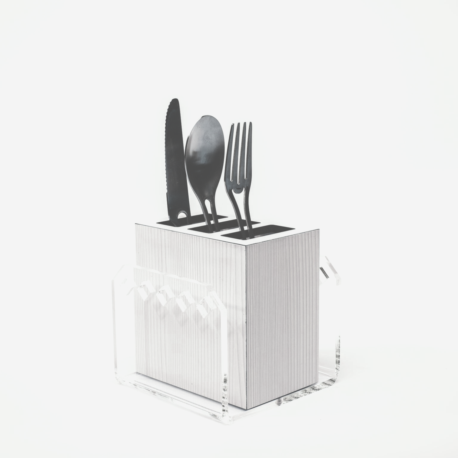 Cutlery Holder - White