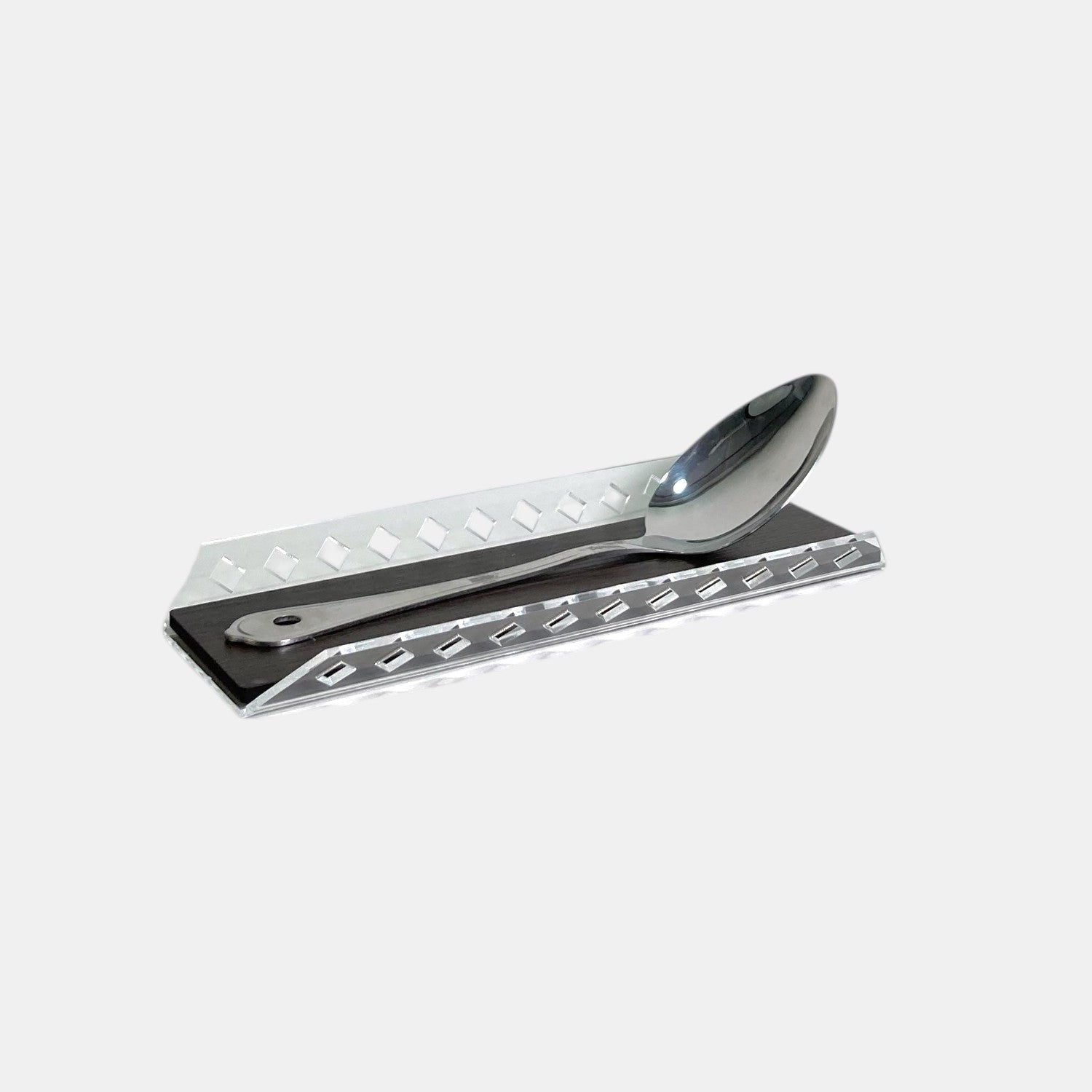 Serving-Spoon Rest - Dark Brown