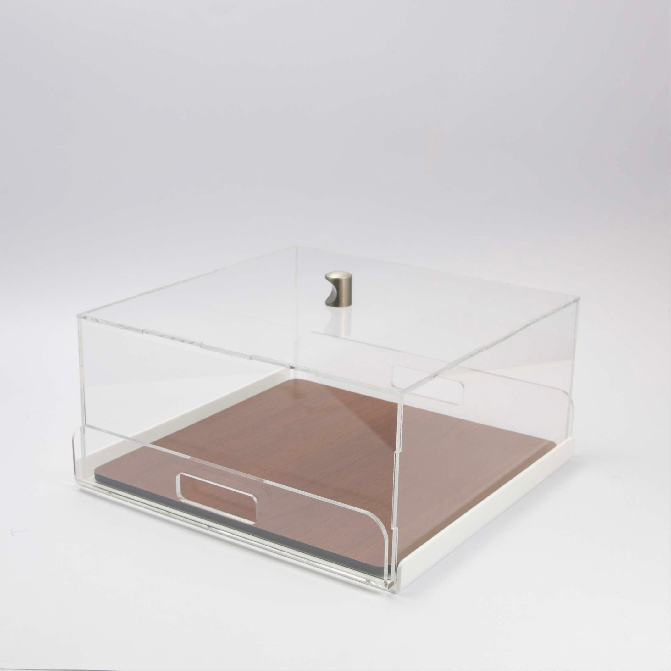 Square Serving Tray - White